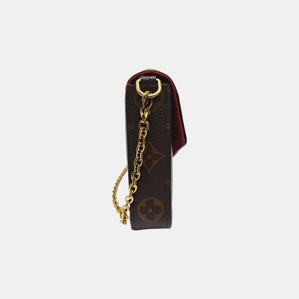 FÉLICIE Monogram Coated Canvas Brown