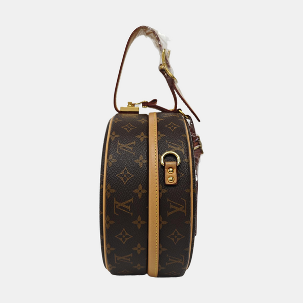 BOITE CHAPEAU PM Monogram Coated Canvas Brown
