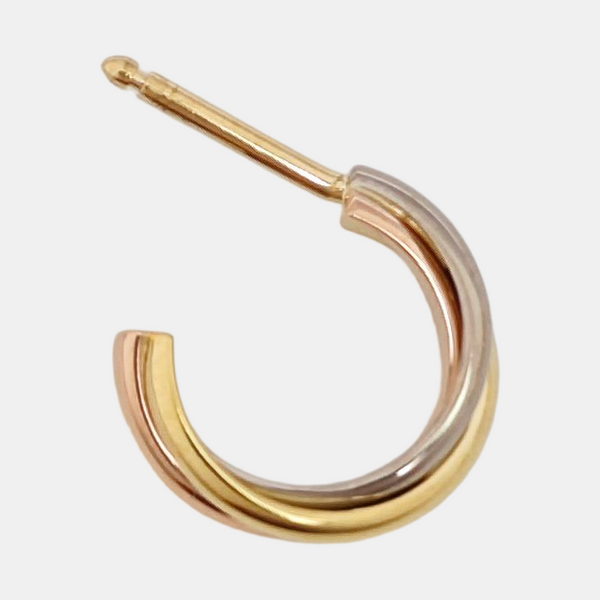 TRINITY 18k White Gold Stud Earrings