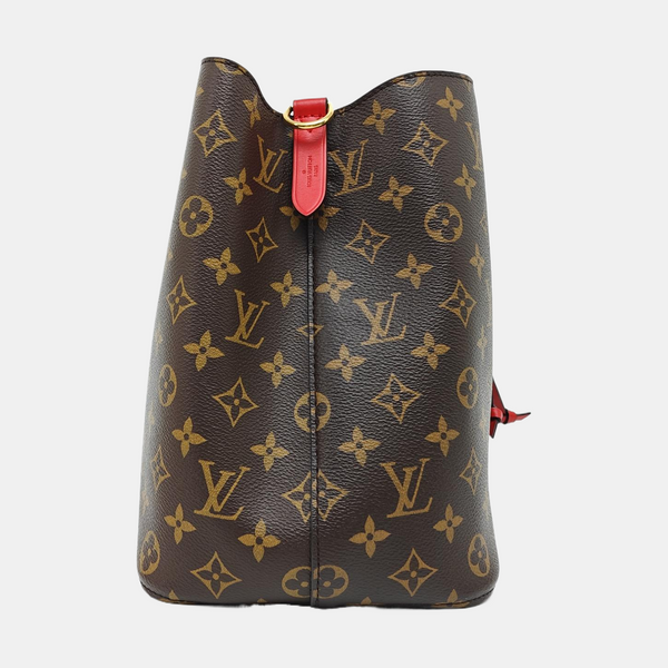 NÉONOÉ MM Monogram Coated Canvas Brown