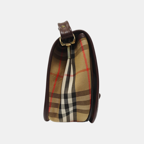 Canvas Shoulder Bag Brown