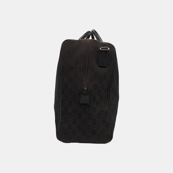 Monogram Canvas Shoulder Bag Black