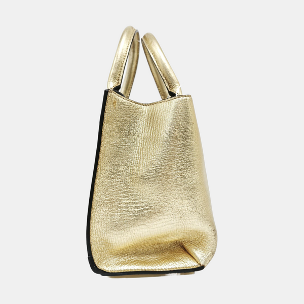 Ferragamo Studio Calfskin Gold