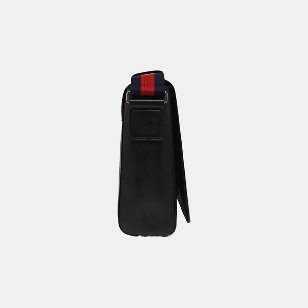 Nightcourrier Monogram Coated Canvas Black