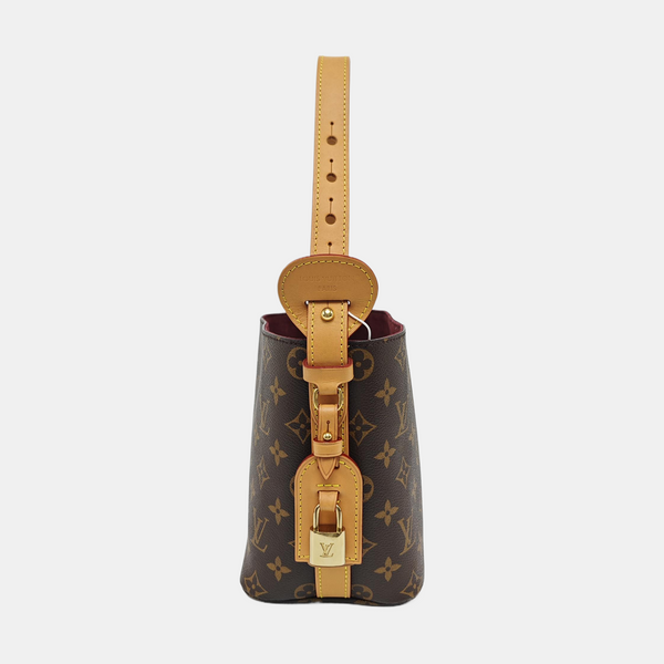 ALL IN BB Monogram Coated Canvas Brown