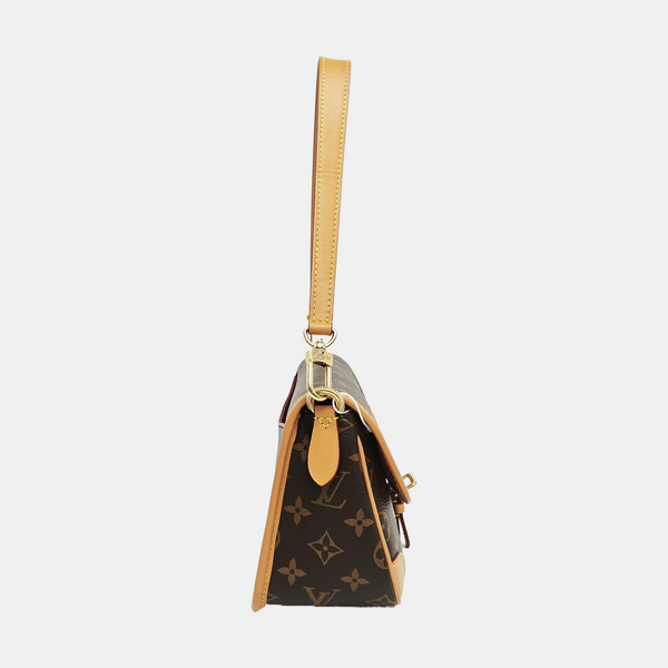 DIANE Monogram Coated Canvas Brown
