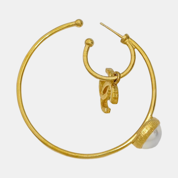 Metal Gold Earrings