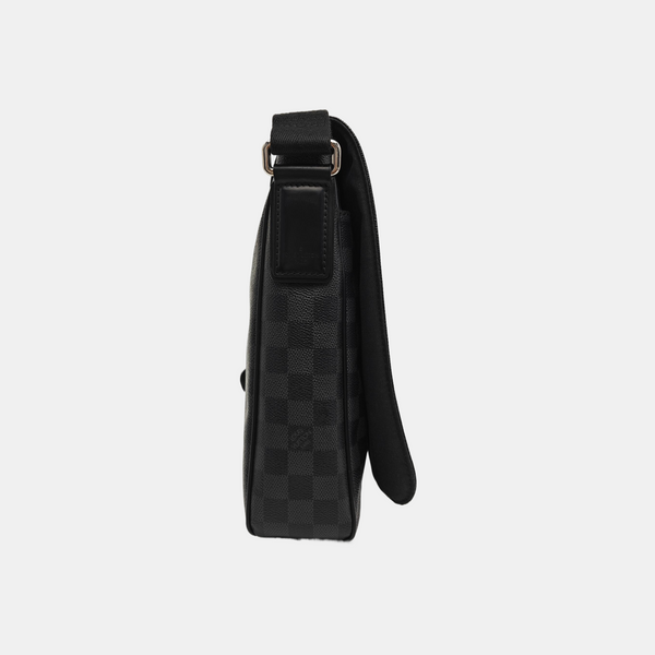 DISTRICT MM Damier Graphite Coated Canvas Gray