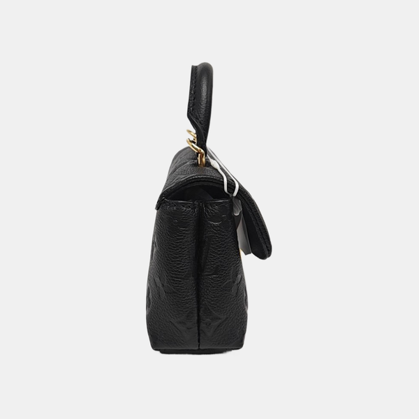 NANO MADELEINE Nano Monogram Calfskin Black