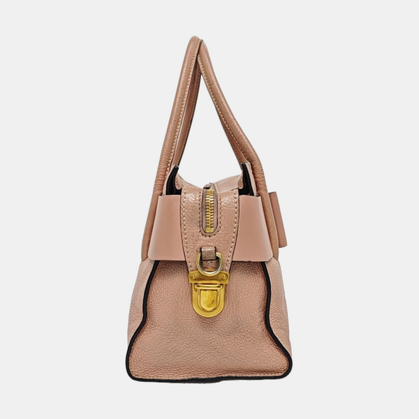 Calfskin Tote Bag Pink