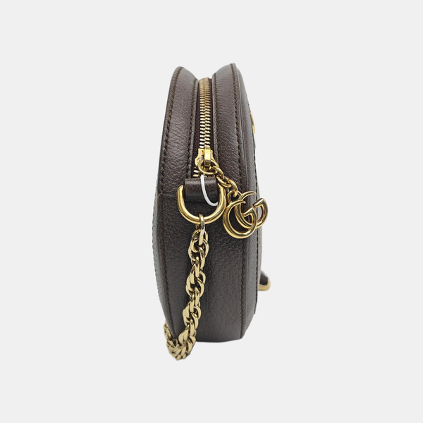 Ophidia Mini Monogram Coated Canvas Beige