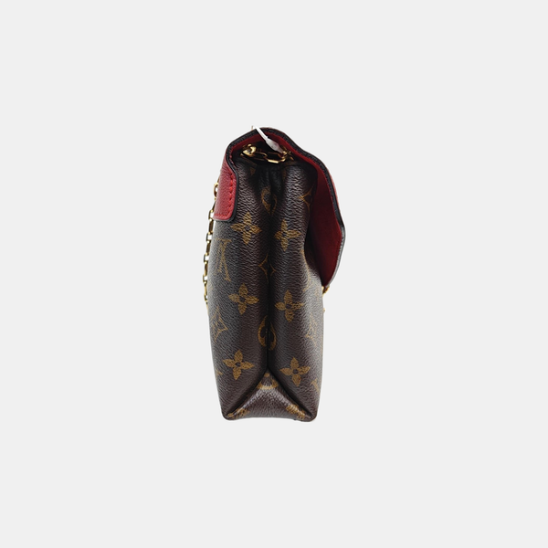 PALLAS BB Monogram Coated Canvas Brown
