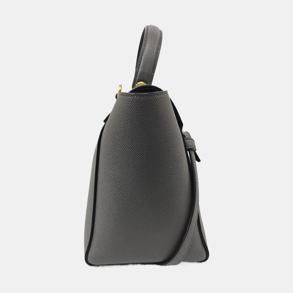 BELT Micro Calfskin Gray