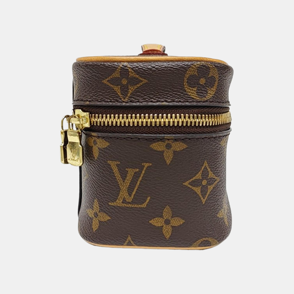 NICE Super Mini Monogram Coated Canvas Brown