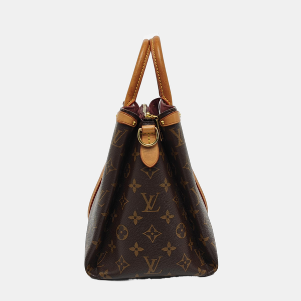 SOUFFLOT MM Monogram Coated Canvas Brown