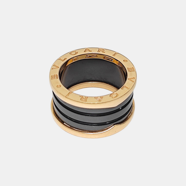 B.ZERO1 18k Rose Gold Ring EU 52