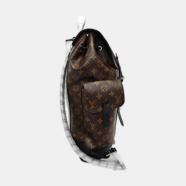 CHRISTOPHER MM Monogram Coated Canvas Brown