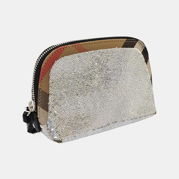 Sequins Clutch Silver