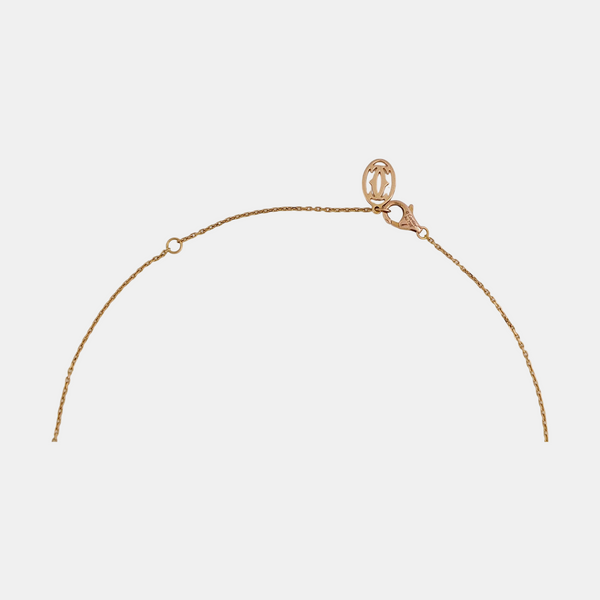 C DE CARTIER 18k Rose Gold Necklace
