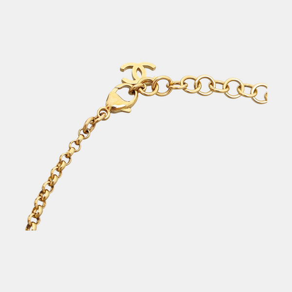 Authenticated pre-owned Gold Tone Metal Gold Necklace - Necklace at Looply