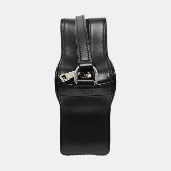 Calfskin Shoulder Bag Small Black