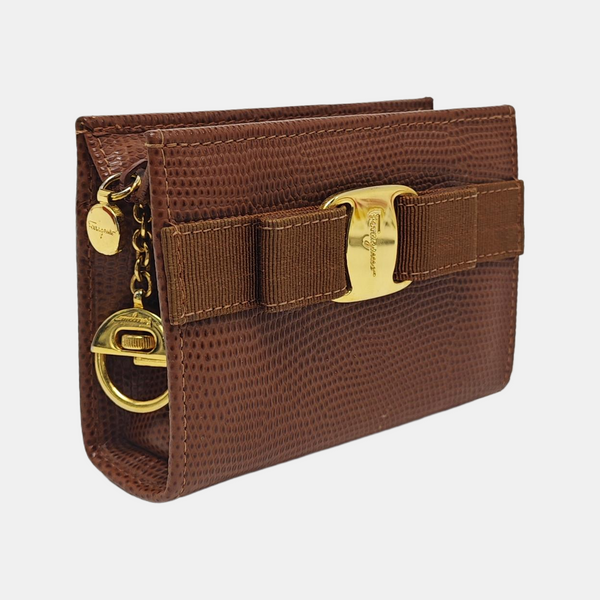 Vara Calfskin Brown Coin Purse