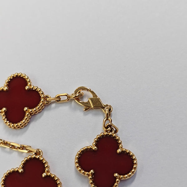 Vintage Alhambra 18k Gold Bracelet