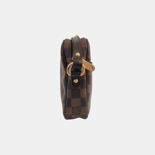 RIFT Damier Ebene Coated Canvas Brown