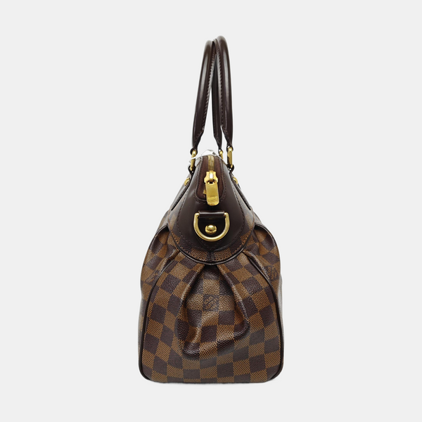 TREVI PM Damier Ebene Coated Canvas Brown