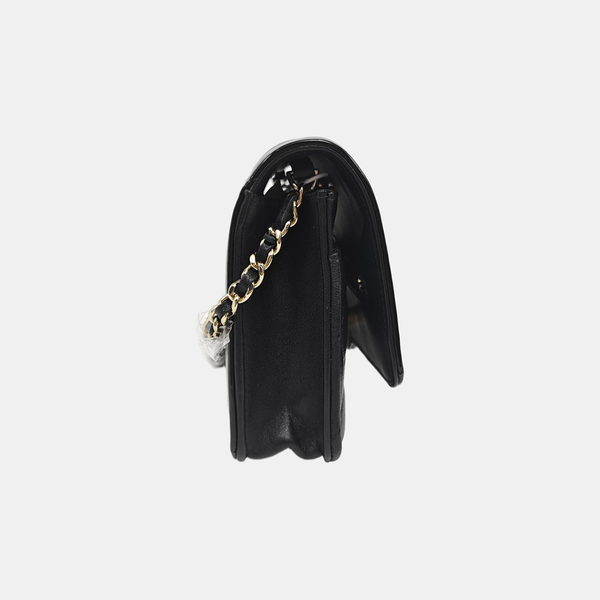 WOC Quilted Lambskin Black