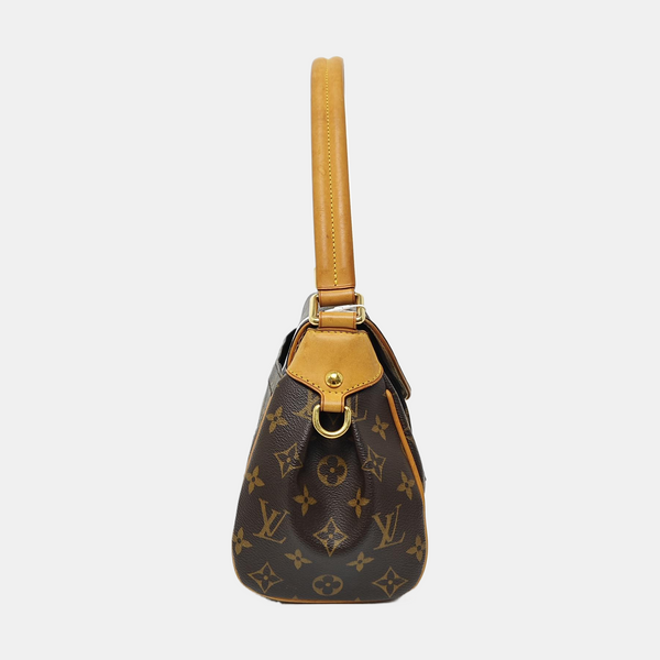 BEVERLY MM Monogram Coated Canvas Brown