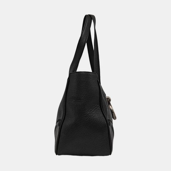 Leather Tote Bag Black