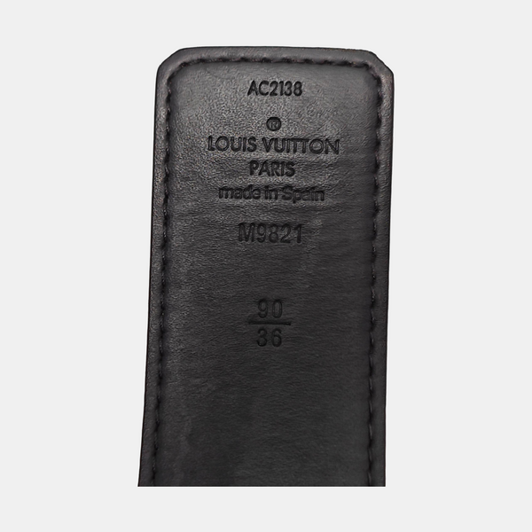 Coated Canvas Belt Brown