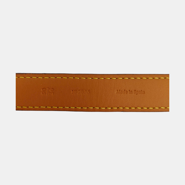 Leather Belt White