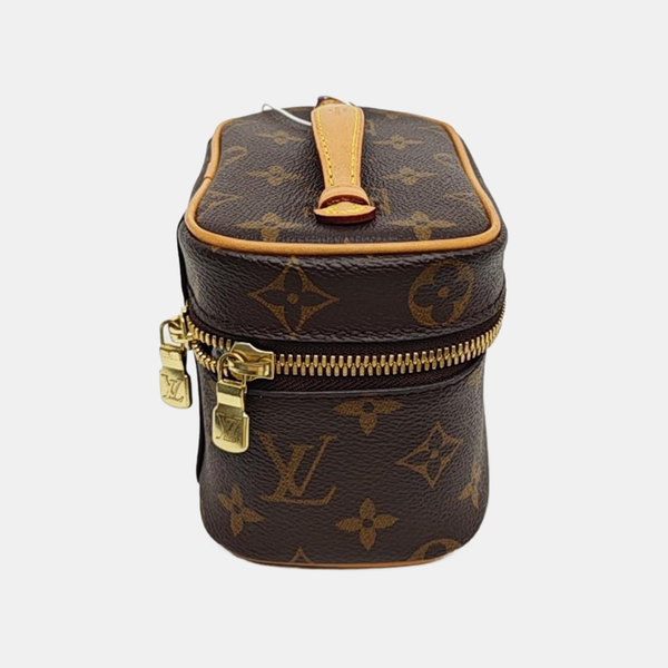 NICE Super Mini Monogram Coated Canvas Brown