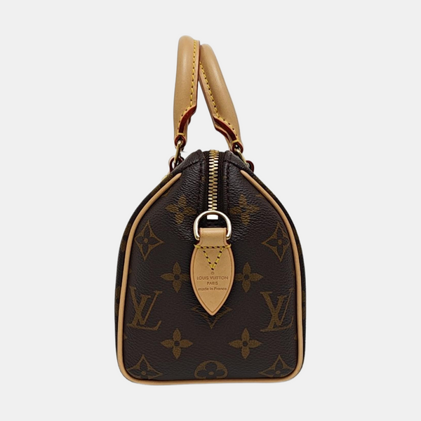 SPEEDY 20 Monogram Coated Canvas Brown