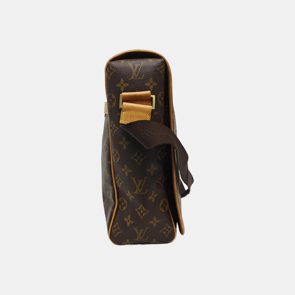VALMY Monogram Coated Canvas Brown