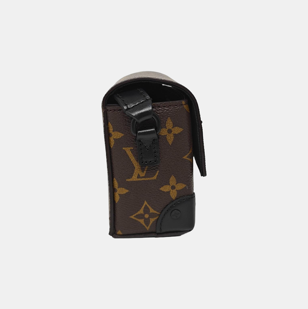 SOFT TRUNK Mini Monogram Coated Canvas Brown
