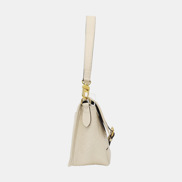 DIANE Monogram Calfskin Beige
