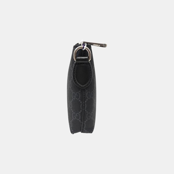 GG Supreme Monogram Coated Canvas Black