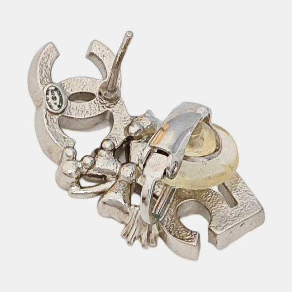 Metal Silver Stud Earrings