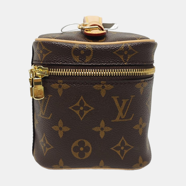 NICE Mini Monogram Coated Canvas Brown