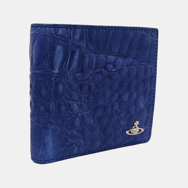 Leather Wallet Blue
