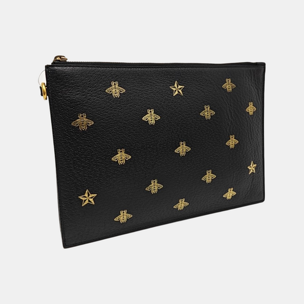 Calfskin Clutch Black