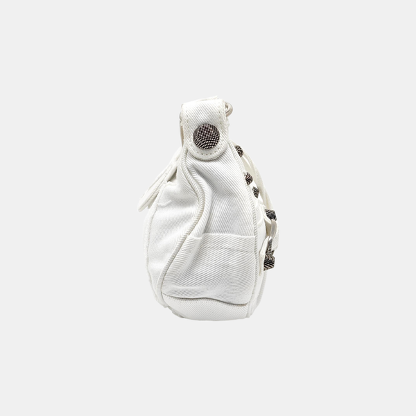 Le Cagole Mini Canvas White