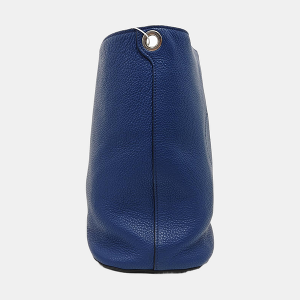 Calfskin Shoulder Bag Blue