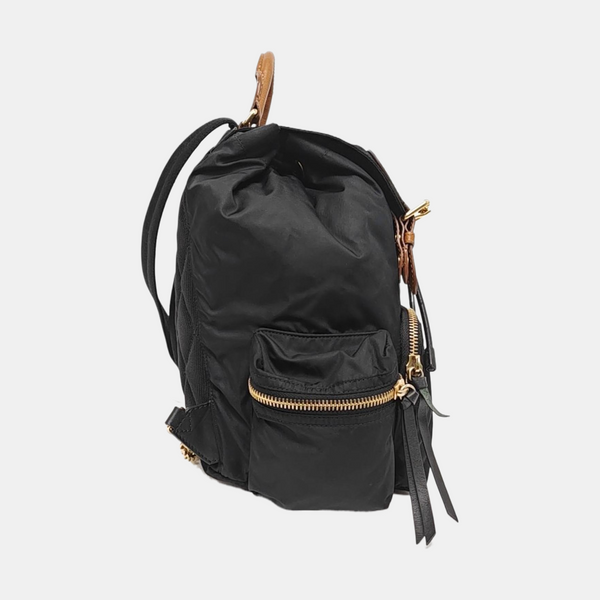 The Rucksack Medium Nylon Black