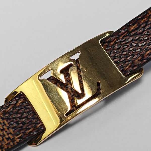 SIGN IT Leather Brown Bangle