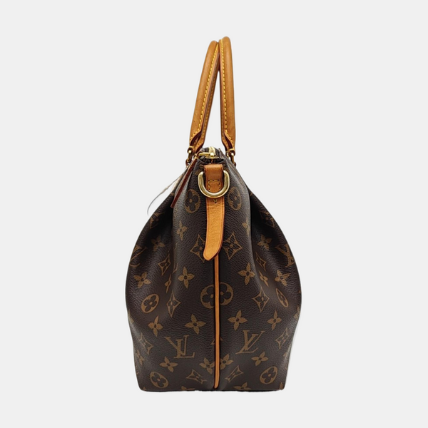 TURENNE PM Monogram Coated Canvas Brown