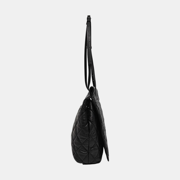 B. Quilted Calfskin Black